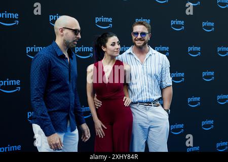 ROM, ITALIEN - 15. JULI: Teilnahme am Fotogespräch von Prime Video 2024 in der Villa Miani in Rom (ph: Giovanna Onofri) Stockfoto