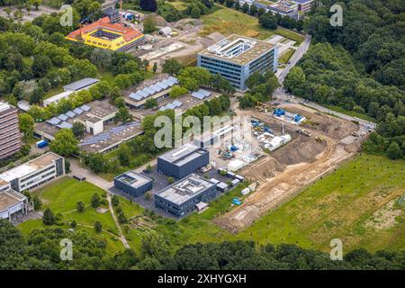 Luftbild, Hochschule Bochum und Technologiequartier, Baustelle an der Konrad-Zuse-Straße, Querenburg, Bochum, Ruhrgebiet, Nordrhein-Westfalen, Deutschland ACHTUNGxMINDESTHONORARx60xEURO *** Luftaufnahme, Fachhochschule Bochum, Baustelle Konrad Zuse Straße, Querenburg, Bochum, Ruhrgebiet, Nordrhein-Westfalen, Deutschland ATTENTIONxMINDESTHONORARx60xEURO Stockfoto