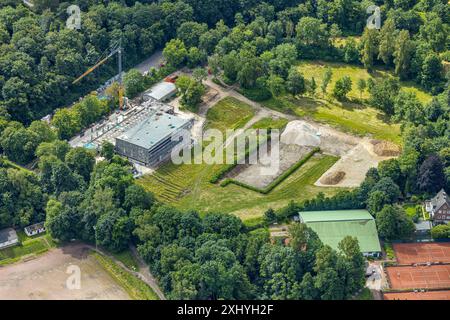 Luftbild, Baustelle WasserWelten Bochum - Hallenfreibad Linden, Dahlhausen, Bochum, Ruhrgebiet, Nordrhein-Westfalen, Deutschland ACHTUNGxMINDESTHONORARx60xEURO *** Luftansicht, Baustelle WasserWelten Bochum Hallenbad Linden, Dahlhausen, Bochum, Ruhrgebiet, Nordrhein-Westfalen, Deutschland ATTENTIONxMINDESTHONORARx60xEURO Stockfoto