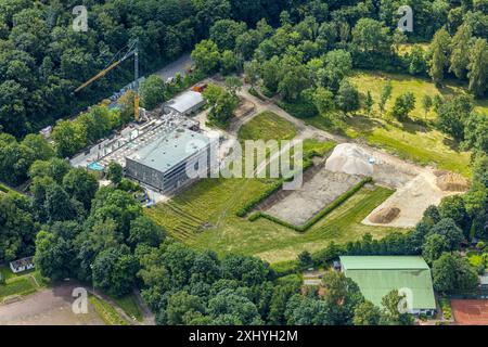 Luftbild, Baustelle WasserWelten Bochum - Hallenfreibad Linden, Dahlhausen, Bochum, Ruhrgebiet, Nordrhein-Westfalen, Deutschland ACHTUNGxMINDESTHONORARx60xEURO *** Luftansicht, Baustelle WasserWelten Bochum Hallenbad Linden, Dahlhausen, Bochum, Ruhrgebiet, Nordrhein-Westfalen, Deutschland ATTENTIONxMINDESTHONORARx60xEURO Stockfoto