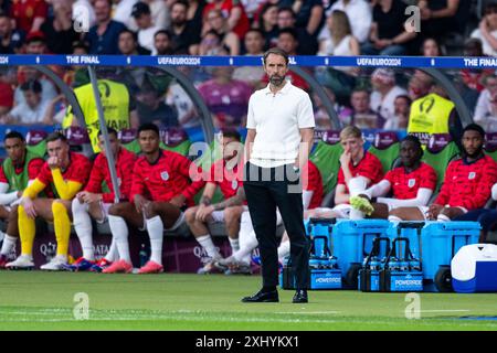 Gareth Southgate (England, Trainer), GER, Spanien (ESP) vs England (eng), Fussball Europameisterschaft, UEFA EURO 2024, Finale, 14.07.2024 Foto: Eibner-Pressefoto/Michael Memmler Stockfoto