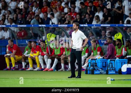 Gareth Southgate (England, Trainer), GER, Spanien (ESP) vs England (eng), Fussball Europameisterschaft, UEFA EURO 2024, Finale, 14.07.2024 Foto: Eibner-Pressefoto/Michael Memmler Stockfoto