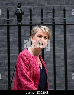 Downing Street, London, Großbritannien. Juli 2024. Minister der Regierung bei der Kabinettssitzung. Yvette Cooper Abgeordnete, Staatssekretärin für das Innenministerium. Quelle: Malcolm Park/Alamy Live News Stockfoto