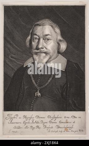 Christopher Urne Haelwegh, Albert 1598 - 1673, Wuchters, Abraham 1608 - 1682 Kupferstich, Druck Kobberstikkeren Albert Haelwegh, Jørgen Sthyr, Nr. 168-180; omt. S. 38-40, 14099, 1938. Geschichte der königlichen Kupferstichsammlung zu Copenhagen: ein Beitrag zur Geschichte der Kunst und Ergänzung der Werke von Bartsch und Brulliot, Baron C.F. von Rumohr, Nr. 121, 14269, 1835. Hollsteins niederländische und flämische Radierungen, Stiche und Holzschnitte 1450-1700 (Band VIII), Goltzius - Heemskerck, F.W.H. Hollstein, Nr. 121, C 38945, 1953. Danske portrætter i kobberstik, litografi og træsnit: en beskrive Stockfoto