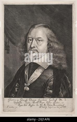 Joachim Gersdorff Haelwegh, Albert 1598 - 1673, Wuchters, Abraham 1608 - 1682 Kupferstich, Druck Kobberstikkeren Albert Haelwegh, Jørgen Sthyr, Nr. 168-180; omt. S. 38-40, 14099, 1938. Geschichte der königlichen Kupferstichsammlung zu Copenhagen: ein Beitrag zur Geschichte der Kunst und Ergänzung der Werke von Bartsch und Brulliot, Baron C.F. von Rumohr, Nr. 49, 14269, 1835. Hollsteins niederländische und flämische Radierungen, Stiche und Holzschnitte 1450-1700 (Band VIII), Goltzius - Heemskerck, F.W.H. Hollstein, Nr. 49, C 38945, 1953. Danske portrætter i kobberstik, litografi og træsnit: en beskriven Stockfoto