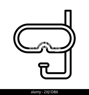 Kollektion mit linearen Logomarken in Schwarz-weiß für Web-Zwecke Stock Vektor