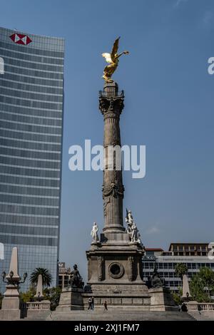 Angel of Independence Monument in Mexico City, Mexiko Stockfoto