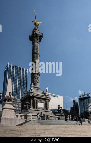 Angel of Independence Monument in Mexico City, Mexiko Stockfoto