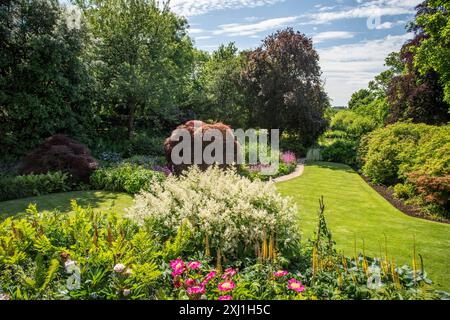 Mount Grace Priory, Manor House and Gardens in North Yorkshire, Großbritannien Stockfoto