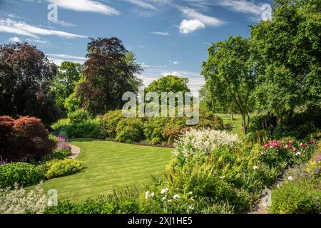 Mount Grace Priory, Manor House and Gardens in North Yorkshire, Großbritannien Stockfoto