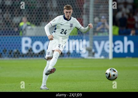 Berlin, Allemagne. Juli 2024. Cole Palmer aus England während des Endspiels der UEFA Euro 2024 zwischen Spanien und England am 14. Juli 2024 im Olympiastadion in Berlin - Foto Jean Catuffe/DPPI Credit: DPPI Media/Alamy Live News Stockfoto