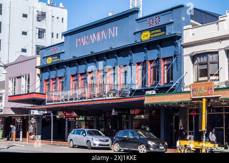 Paramount Theater Kino, 1917-27, von James Bennie, Courtenay Place, Wellington, Neuseeland Stockfoto