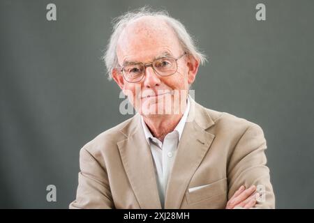 Edimburgh, Schottland. August 2018. Der britische Labour-Politiker und Diarist Chris Mullin nimmt an einem Fotogespräch während des Edinburgh International Book F Teil Stockfoto