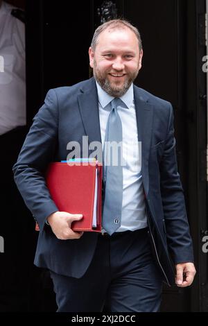 London, England, Großbritannien. Juli 2024. Der schottische Staatssekretär IAN MURRAY verlässt die Downing Street 10 nach einer Kabinettssitzung. (Kreditbild: © Thomas Krych/ZUMA Press Wire) NUR REDAKTIONELLE VERWENDUNG! Nicht für kommerzielle ZWECKE! Stockfoto