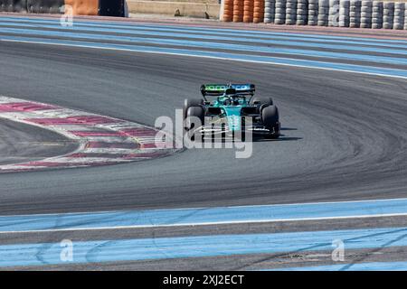 Privater Test ASTON MARTIN F1 Lance Spaziergang 2024 in Le Castellet, FRANKREICH, 16/07/2024 Florent 'MrCrash' B.. Stockfoto