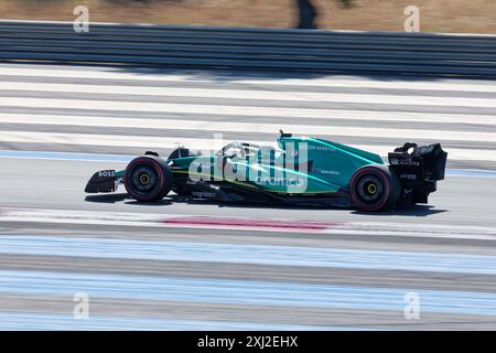 Privater Test ASTON MARTIN F1 Lance Spaziergang 2024 in Le Castellet, FRANKREICH, 16/07/2024 Florent 'MrCrash' B.. Stockfoto