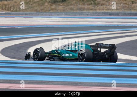 Privater Test ASTON MARTIN F1 Lance Spaziergang 2024 in Le Castellet, FRANKREICH, 16/07/2024 Florent 'MrCrash' B.. Stockfoto