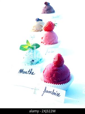 Kugeln Eis Stockfoto