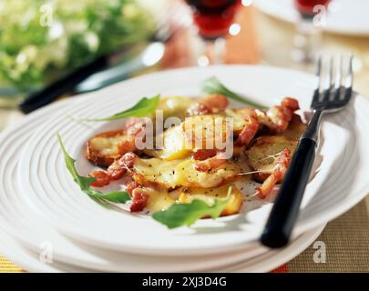Tartiflette (Filmrezept: Finale) Stockfoto