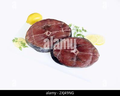 Roter Thunfisch-steaks Stockfoto