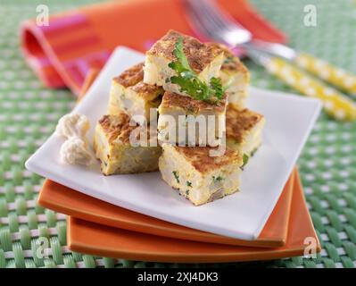 Blumenkohltortillas Stockfoto