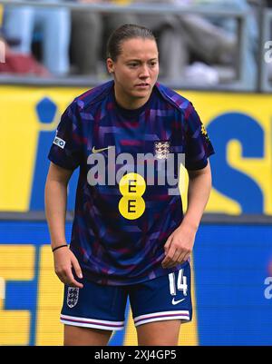 Gamla Ullevi, Göteborg, Schweden, 16. Juli 2024: Fran Kirby (14 England) vor dem Europameisterspiel der Frauen am 16. Juli 2024 zwischen Schweden und England bei Gamla Ullevi in Göteborg, Schweden (Peter Sonander/SPP) Credit: SPP Sport Press Photo. /Alamy Live News Stockfoto