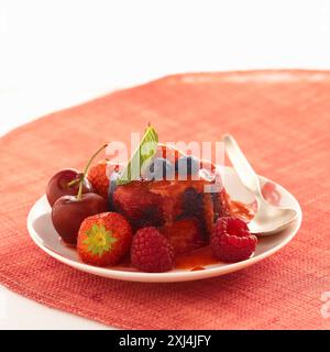 Sommer Obst Gelee Stockfoto