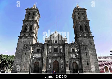 Kathedrale unserer Lieben Frau von der Unbefleckten Empfängnis, 1649, historisches Zentrum, UNESCO-Weltkulturerbe, Puebla, Bundesstaat Puebla, Mexiko, Norden Stockfoto