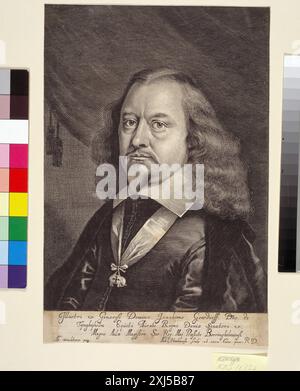 Joachim Gersdorff Haelwegh, Albert 1598 - 1673, Wuchters, Abraham 1608 - 1682 Kupferstich, Druck Dansk Grafik: [i 2 bd.], Jørgen Sthyr, Afb. S. 111, 16065, 1943-1949. Kobberstikkeren Albert Haelwegh, Jørgen Sthyr, Nr. 172, D 11278 mb, 1965 Joachim Gersdorff Stockfoto