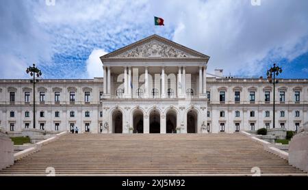 Parlamentsgebäude Palacio de Sao Bento, Assembleia da Republica, Versammlung der Republik, Lissabon, Portugal Stockfoto