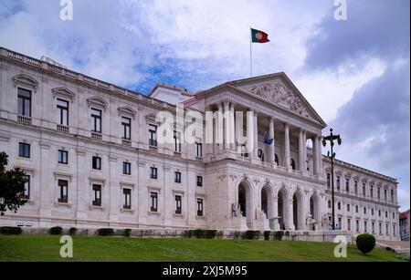 Parlamentsgebäude Palacio de Sao Bento, Assembleia da Republica, Versammlung der Republik, Lissabon, Portugal Stockfoto