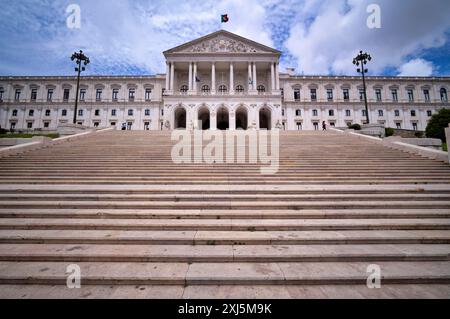 Parlamentsgebäude Palacio de Sao Bento, Assembleia da Republica, Versammlung der Republik, Lissabon, Portugal Stockfoto