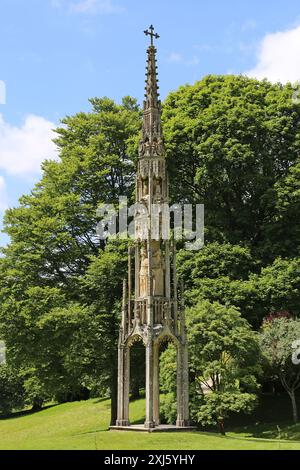 Bristol High Cross, Stourhead Gardens, Stourton mit Gasper, Warminster, Wiltshire, England, Großbritannien, Großbritannien, Europa Stockfoto