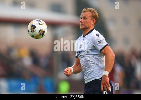 Gayfield Park, Arbroath, Großbritannien. Juli 2024. Premier Sports Cup Football, Arbroath gegen Dundee; Curtis Main of Dundee Credit: Action Plus Sports/Alamy Live News Stockfoto