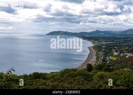 Irland - Blick vom Killiney Hill Stockfoto