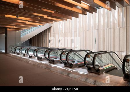 Bahnhof St. Denis Pleyel, Linie 14 Paris Vorort Stockfoto