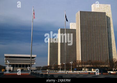 Empire Plaza, Albany, New York Stockfoto