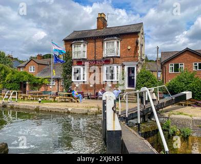 Die Aufgehende Sonne Berkhamsted Stockfoto