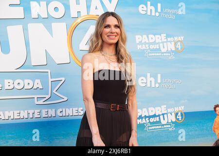 Madrid, Spanien. Juli 2024. Vanessa Romero nimmt am 16. Juli 2024 in Madrid, Spanien, beim ersten Fotogespräch des „Padre No Hay Más Que UNO 4“-Kinos Callao Teil. Quelle: SIPA USA/Alamy Live News Stockfoto