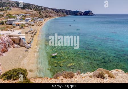 Paleochori, Insel Milos, Kykladen, Griechenland Stockfoto