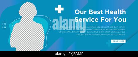 Design Medizinischer Banner Stock Vektor