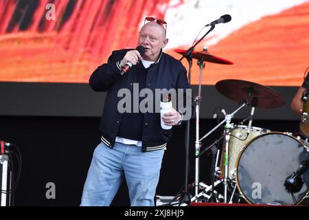 LONDON, ENGLAND - 6. JULI: Shaun Ryder von Black Grape trat am 6. Juli 2024 im britischen Sommer im Hyde Park auf. CAP/MAR ©MAR/C Stockfoto