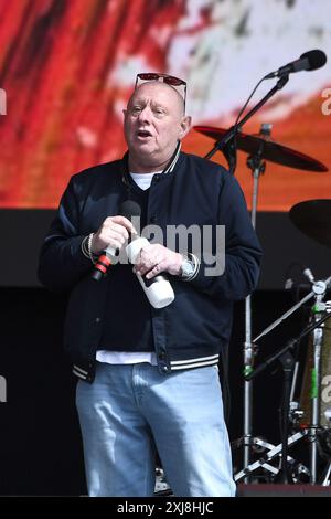 LONDON, ENGLAND - 6. JULI: Shaun Ryder von Black Grape trat am 6. Juli 2024 im britischen Sommer im Hyde Park auf. CAP/MAR ©MAR/C Stockfoto