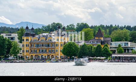 Falkensteiner Schlosshotel in Velden am Wörthersee - Kärnten, Österreich Stockfoto