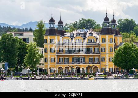 Falkensteiner Schlosshotel in Velden am Wörthersee - Kärnten, Österreich Stockfoto