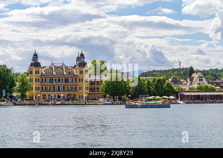 Falkensteiner Schlosshotel in Velden am Wörthersee - Kärnten, Österreich Stockfoto