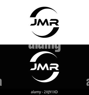 JMR-Logo. J M R-DESIGN. Weißer JMR-Buchstabe. JMR, J M R Letter Logo-Design. J M R Letter Logodesign in GOLD, GOLDENES LOGO, DREI, Stil. Letter-Logo-Set Stock Vektor