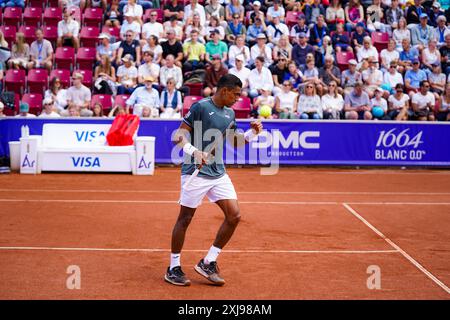 Båstad, ATP 250, Schweden, 07 17 2024, Casper Ruud gegen Thiago Monteiro. Thiago Monteiro Stockfoto