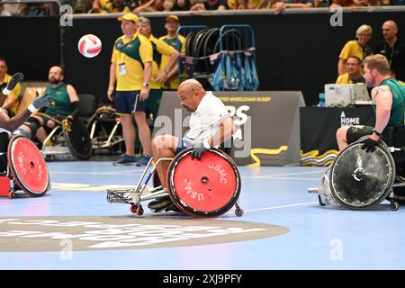 Das Invictus Games 2023 Rollstuhl Rugby Stockfoto