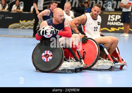 Das Invictus Games 2023 Rollstuhl Rugby Stockfoto